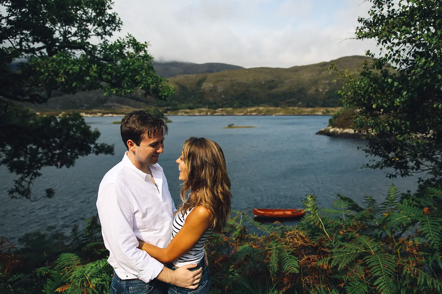 Couple on their elopement in Co. Kerry, Ireland
