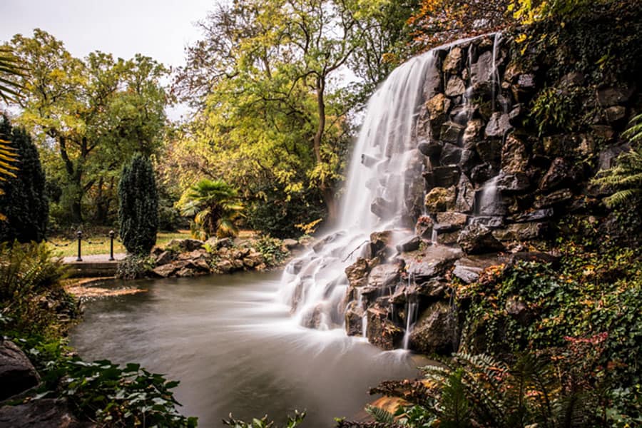 The waterfall at the Iveagh Gardens Dublin