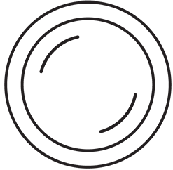 black logo mark